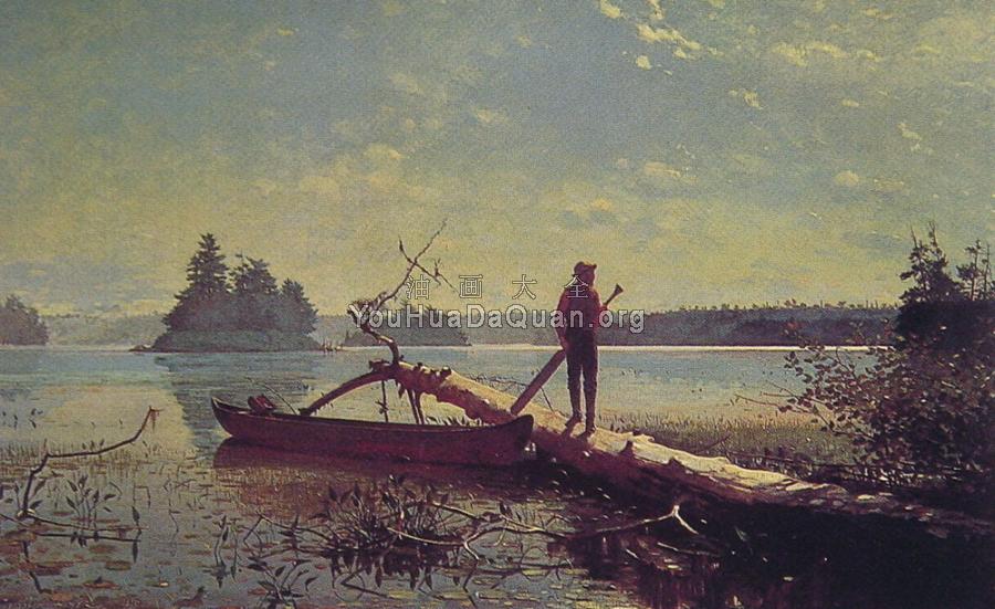 An Adirondack Lake - 温斯洛·荷默